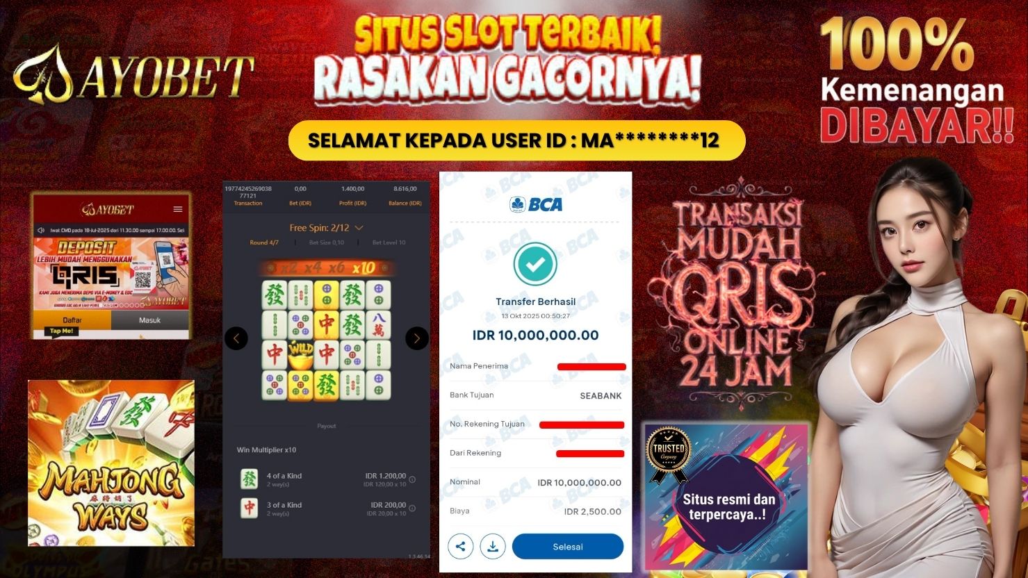 AYOBET JACKPOT SLOT MAHJONG WAYS
